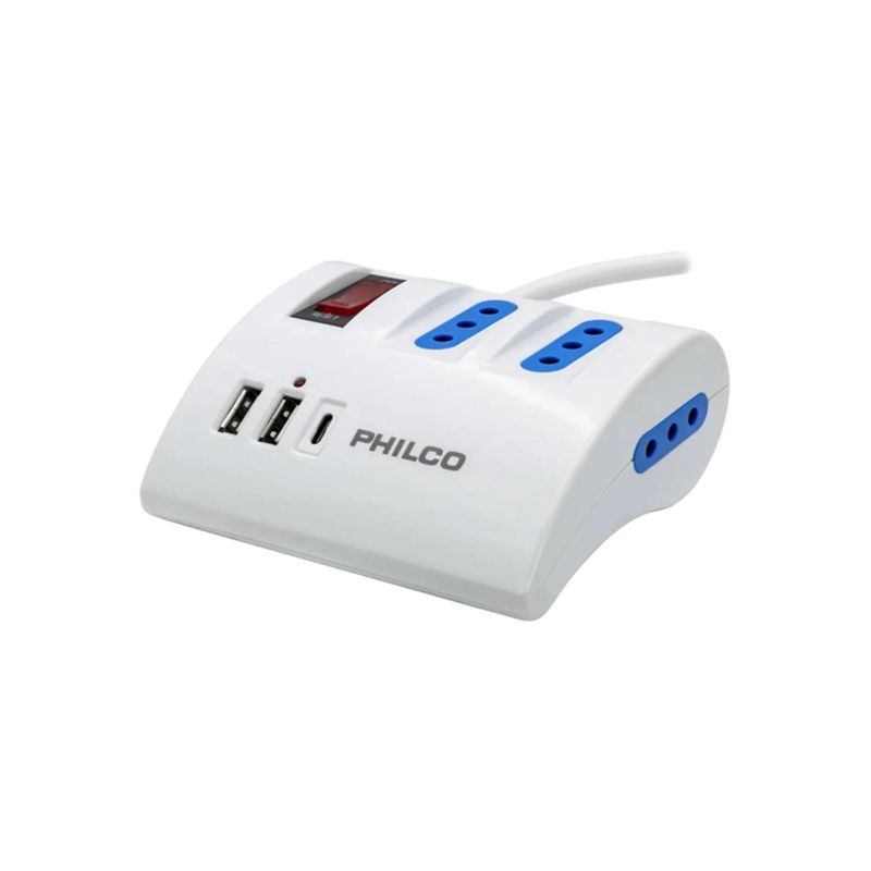 PHILCO - Alargador Extensión Escritorio Usb C Blanco Philco - SC