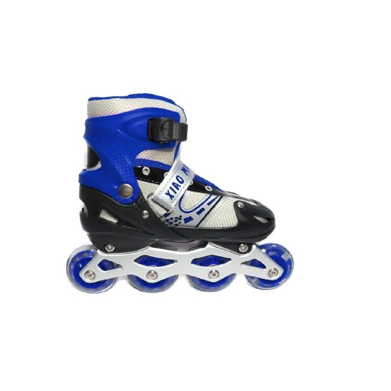 GENERICO - Patines En Linea Ajustable Azul Para Niños Rueda TALLA M  *