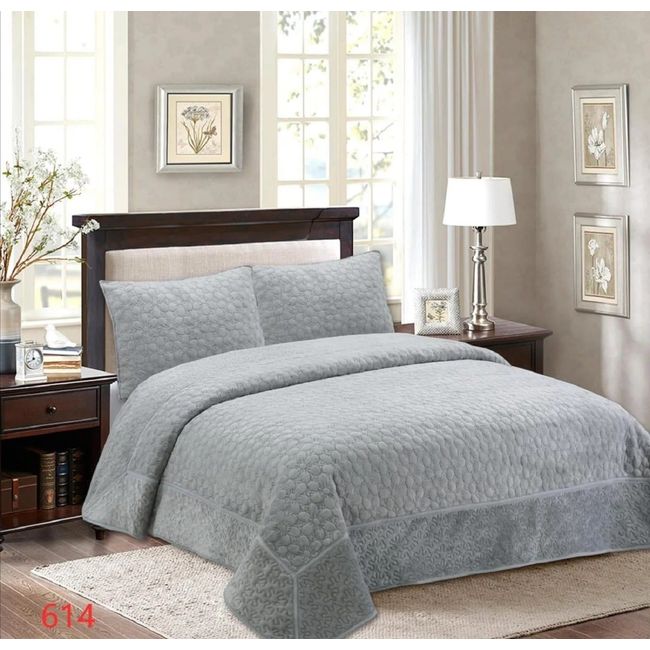 ANGELES DEL HOGAR - Cubrecama MicroPlush 2 plazas