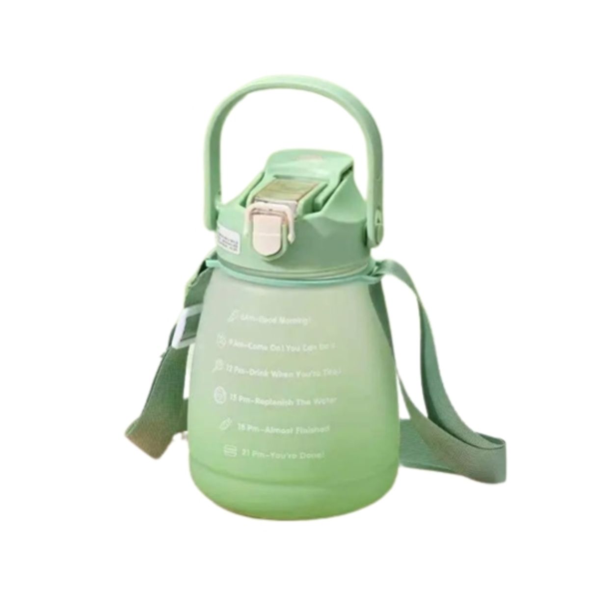 GENERICO - Botella Antiderrame Para El Agua 1300ml color verde