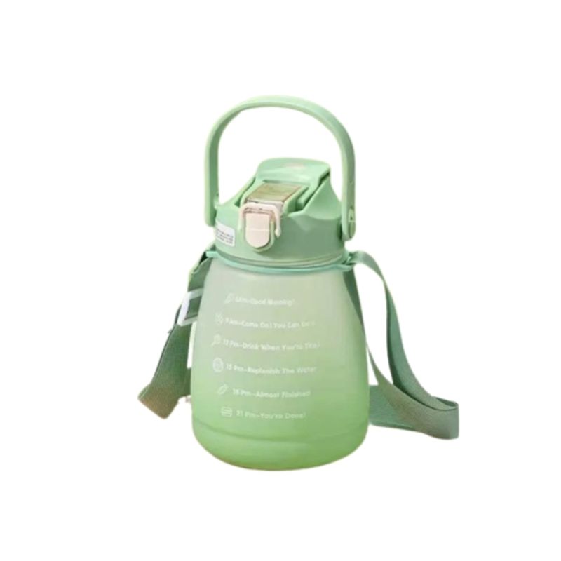 GENERICO - Botella Antiderrame Para El Agua 1300ml color verde