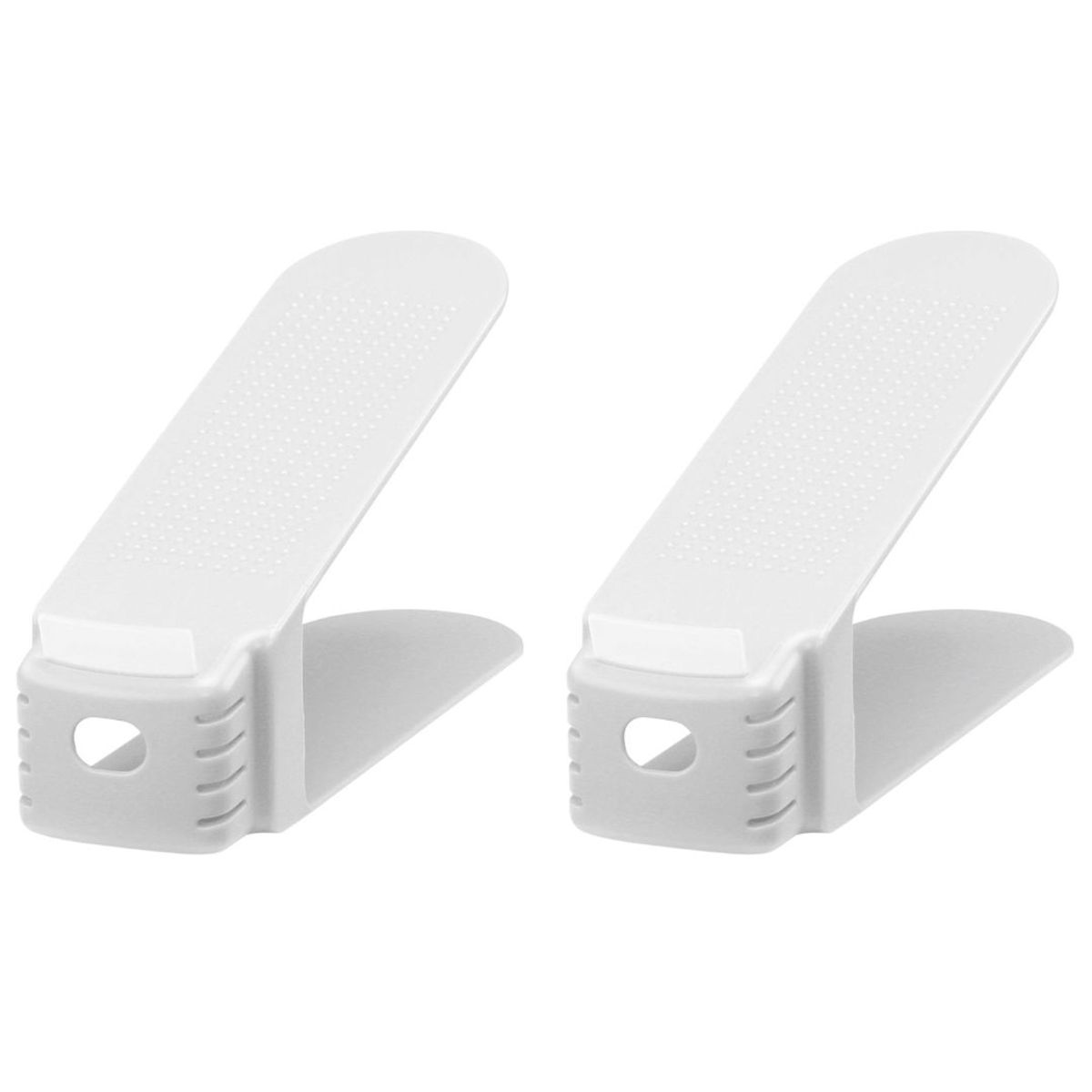 LIKE-IT - Set de 2 organizadores de zapatos delgados Like-It. Duplica el espacio de guardado. Fabricado en Japón.