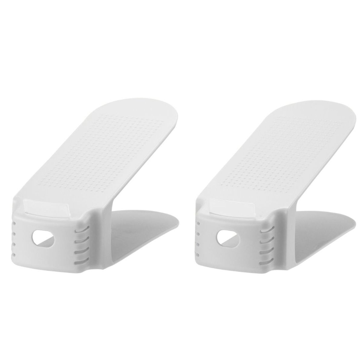 LIKE-IT - Set de 2 organizadores de zapatos anchos Like-It. Duplica el espacio de guardado. Fabricado en Japón.