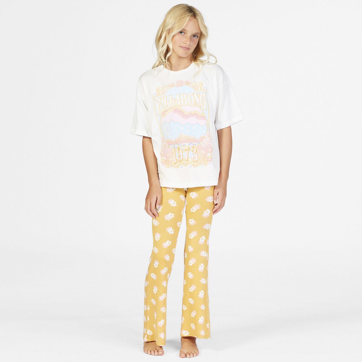 BILLABONG - Pantalón Tell Me Ndpt Amarillo Niña BILLABONG