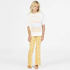 BILLABONG - Pantalón Tell Me Ndpt Amarillo Niña