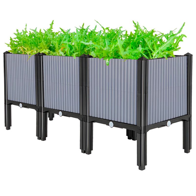 GENERICO - Jardinero Macetero Huerto De Plantas 1 Nivel 120x40x50 Cm