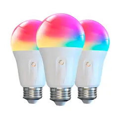 GOVEE - Pack 3x Ampolleta Smart RGBWW 1200 lúmenes