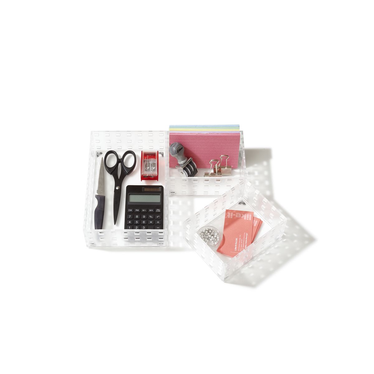 LIKE-IT - Set de 3 contenedores Like It para organización de clóset y hogar. Fabricados en Japón