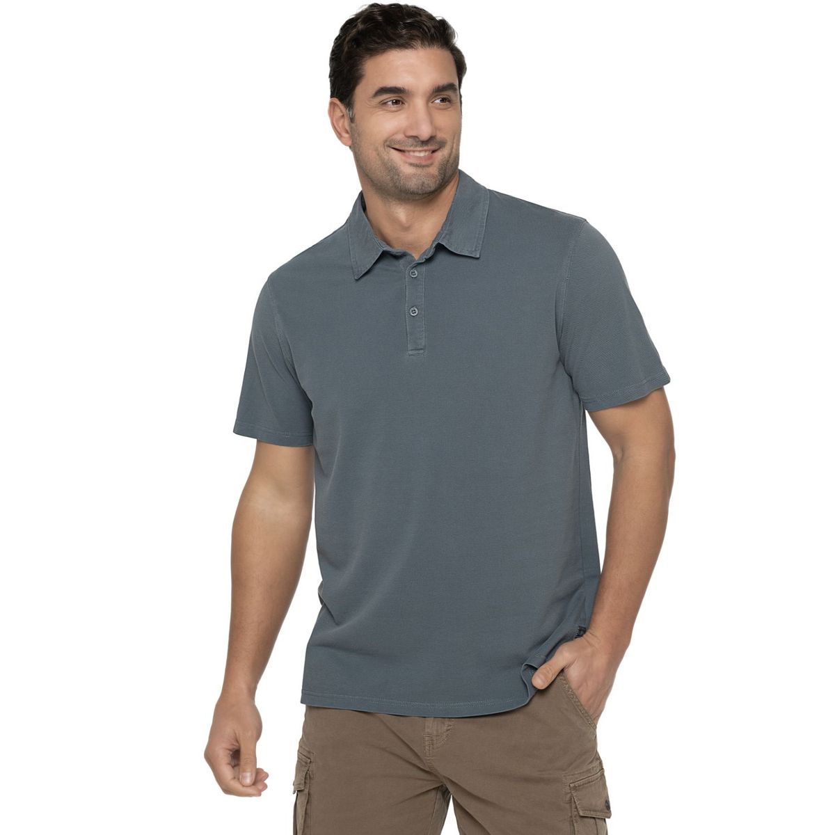 PANAMA JACK - Polera Hombre Azul Panama Jack