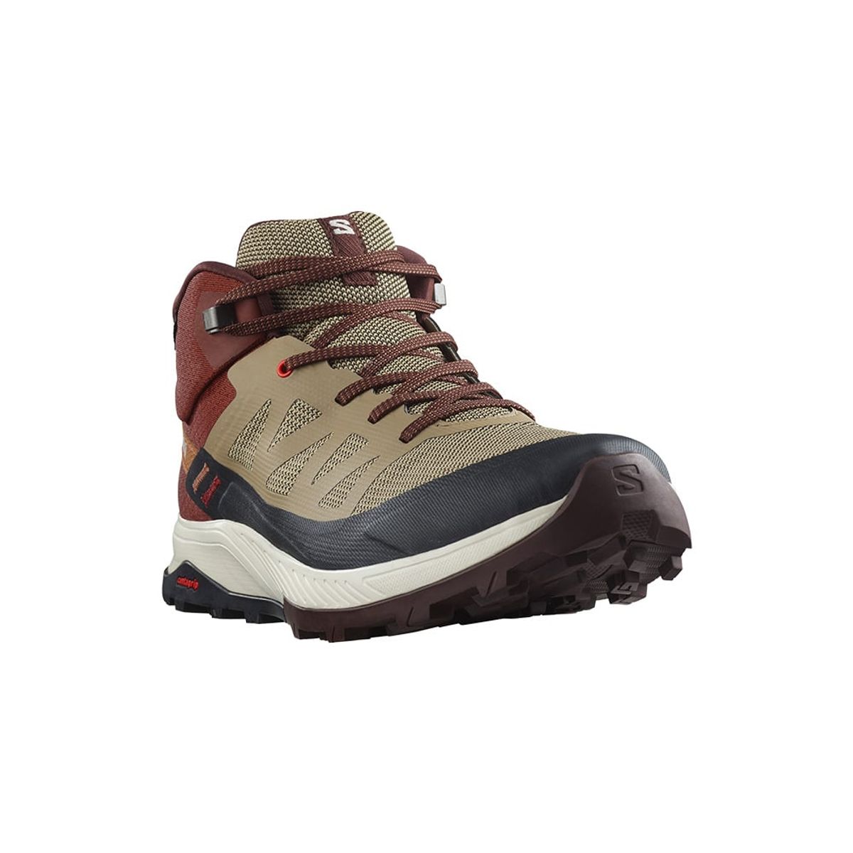 SALOMON - Zapatilla Hombre Outrise Mid Gtx Burdeo Salomon