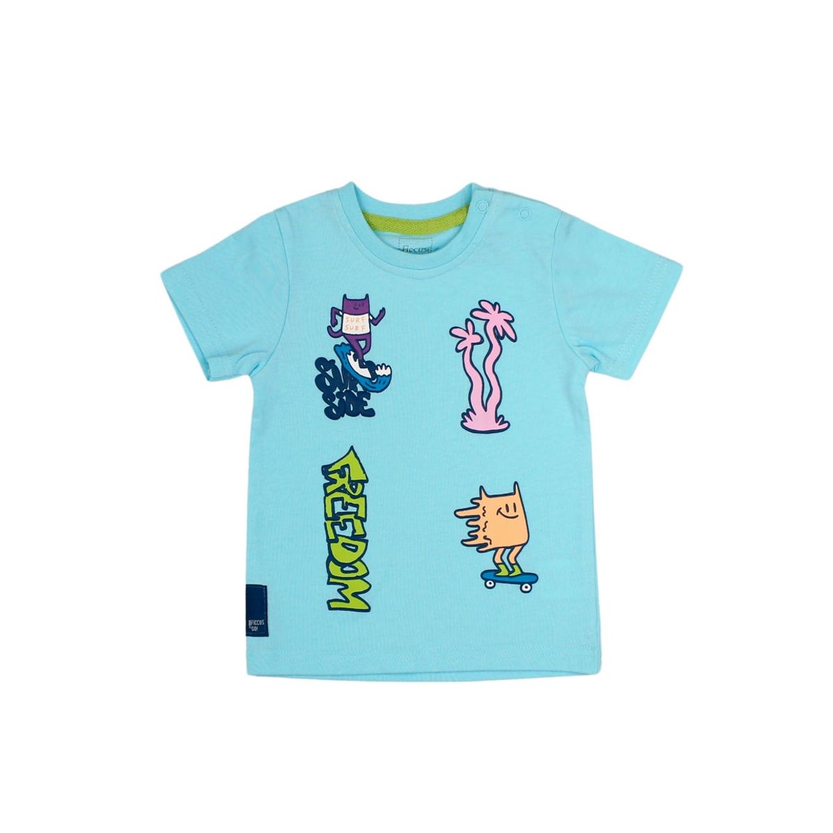 FICCUS - Polera Bebé Niño Go Celeste