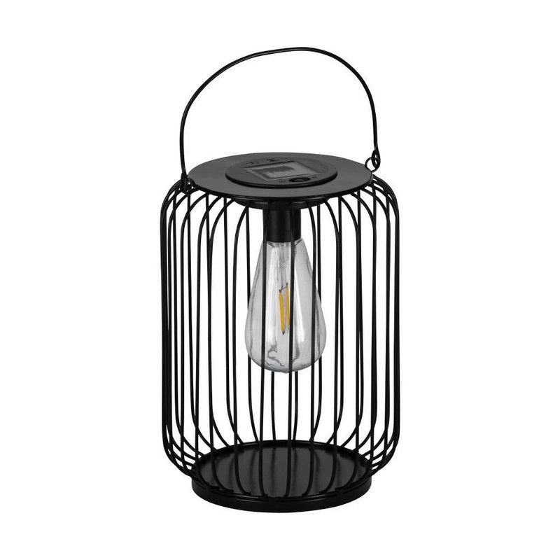 EGLO - Lámpara Solar Led Z_solar Acero, Negro 48948