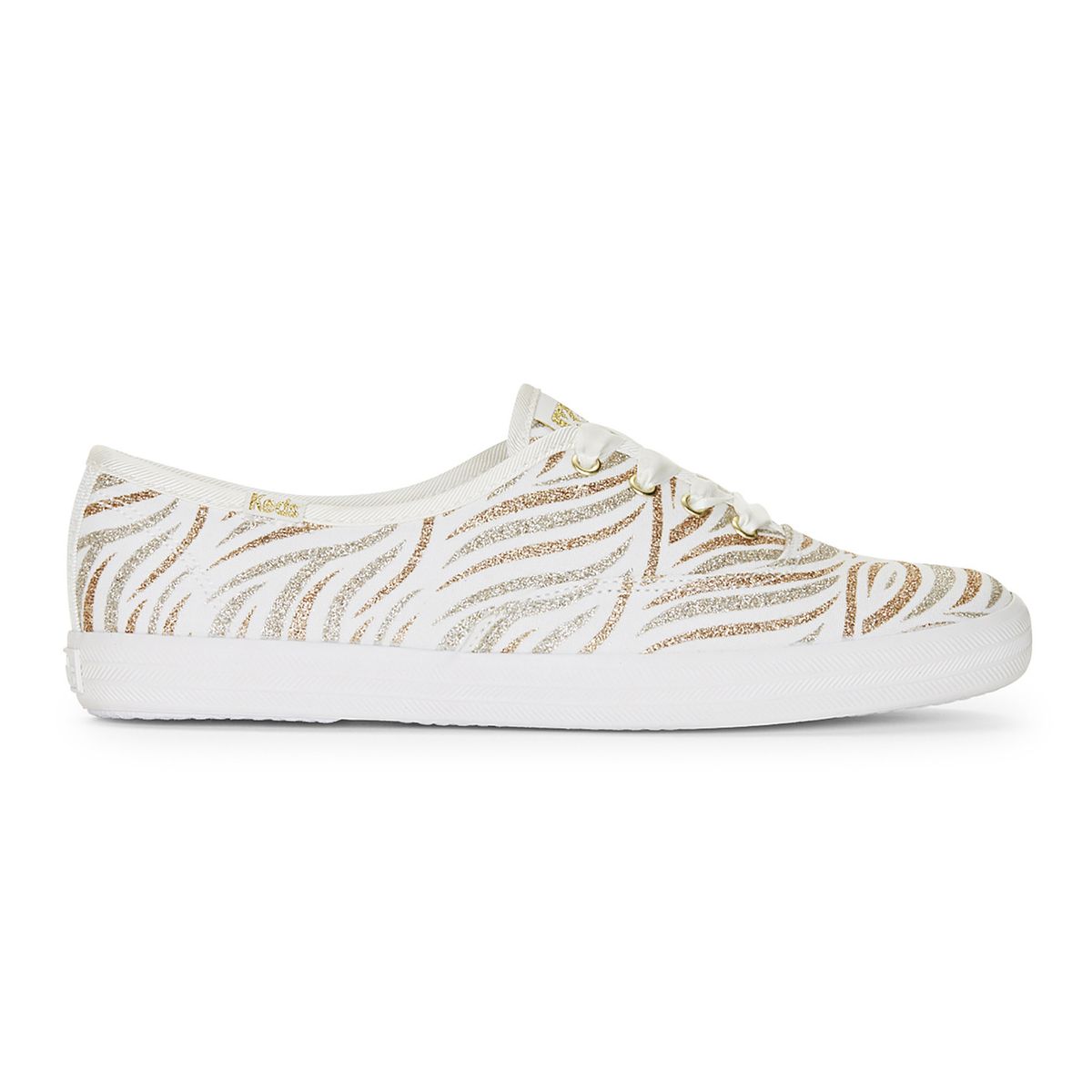 KEDS - Zapatilla Casual Mujer Champion Glitter Blanco KEDS