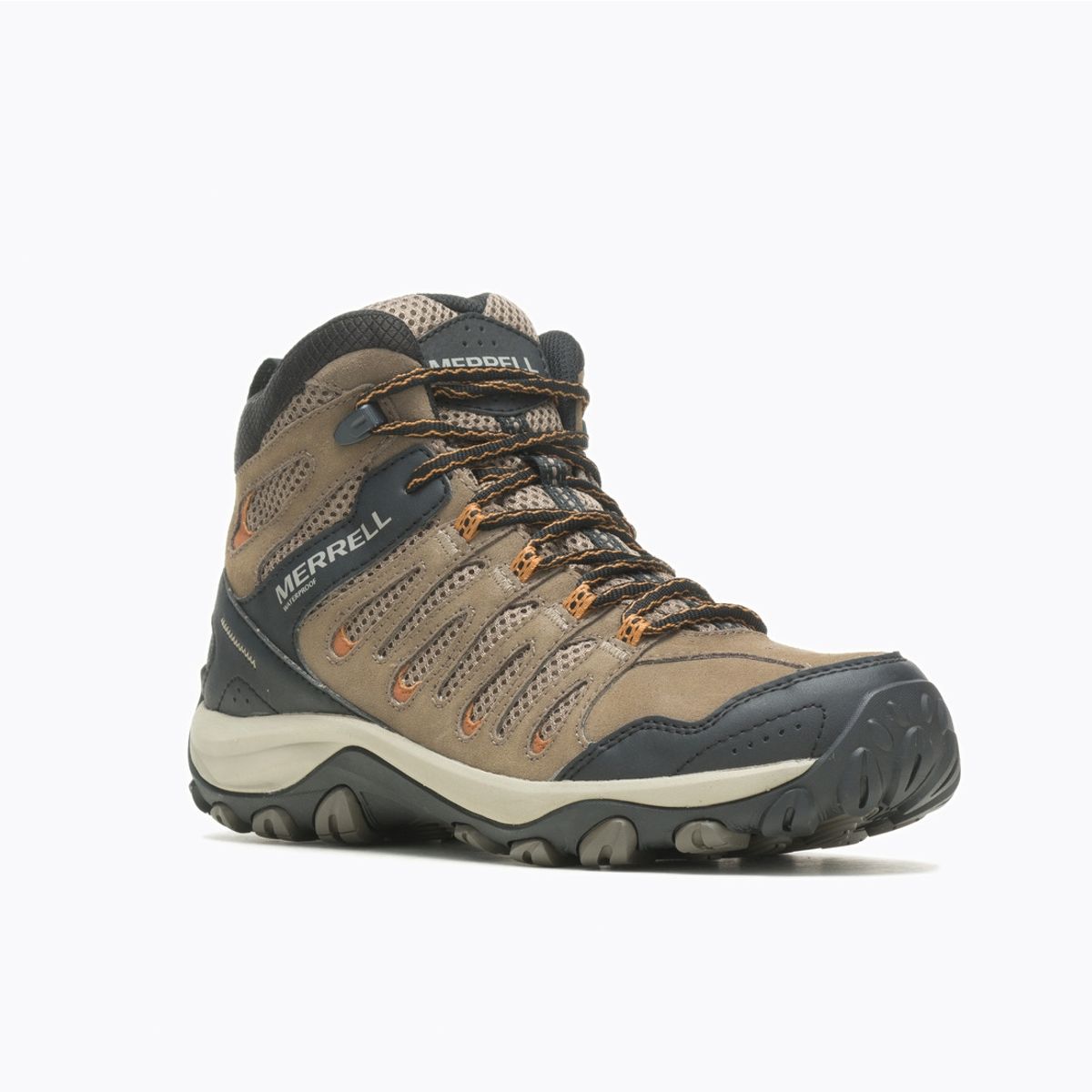 MERRELL - Botín imperm Hombre Crosslander 3 Mid WP Café MERRELL
