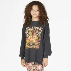 BILLABONG - Polerón Making Waves G Otlr Negro Niña