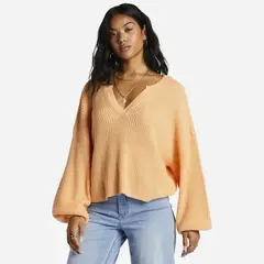 BILLABONG - Sweater No Worries Swtr Naranjo Mujer