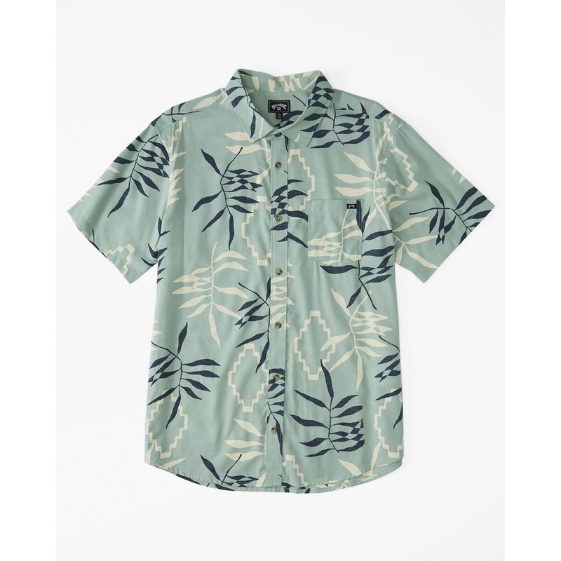 BILLABONG - Camisa Sundays Floral Celeste Niño BILLABONG