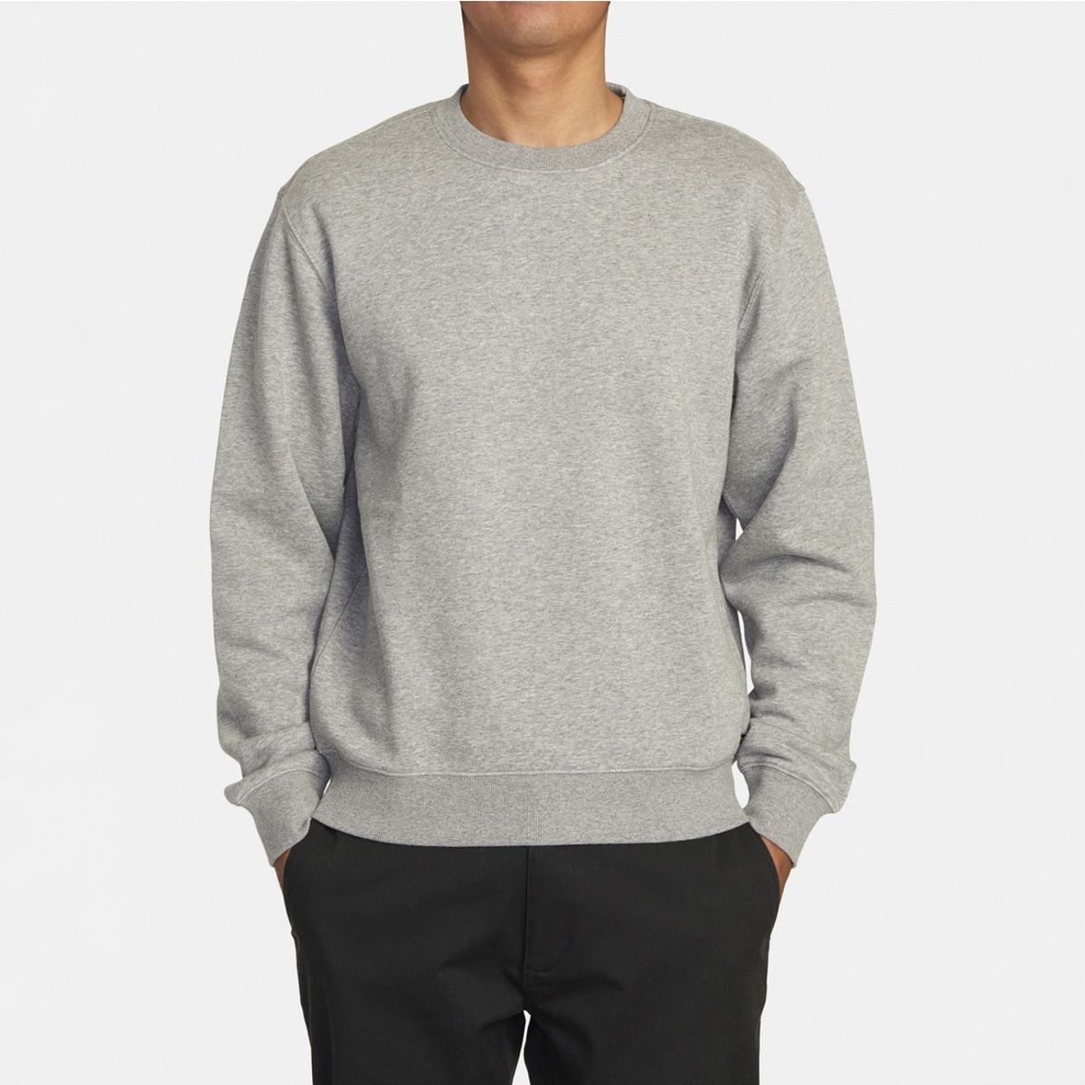 RVCA - Polerón Dayshiftcrewotlr Gris Hombre RVCA