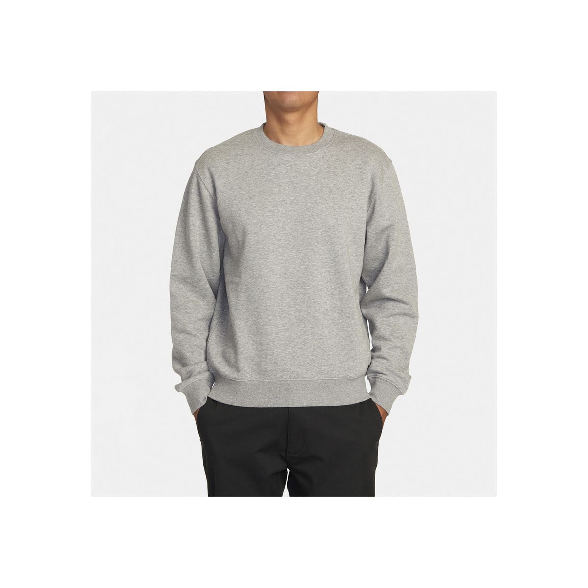RVCA - Polerón Dayshiftcrewotlr Gris Hombre RVCA