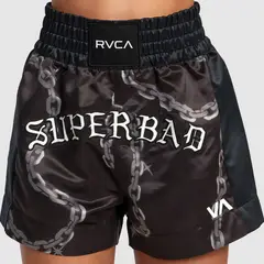 RVCA - Short Seniesandst Negro Mujer