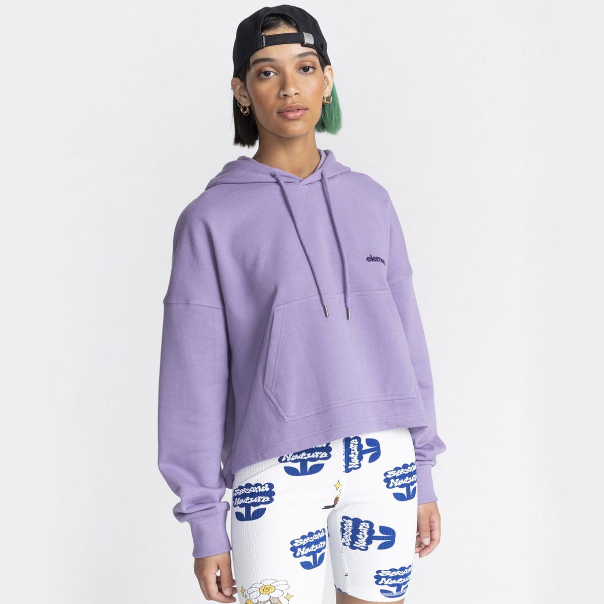 ELEMENT - Polerón con Gorro con Gorro con Gorro Ferring Po J Otlr Lila Mujer ELEMENT