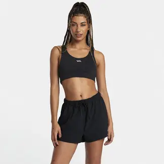RVCA - Short Midyoggerxndst Negro Mujer