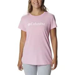 COLUMBIA - Polera M/C Trek Ss Graphic Tee Rosa Mujer