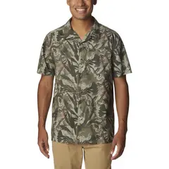 COLUMBIA - Camisa M/C Pine Canyon Short S Verde Musgo Hombre