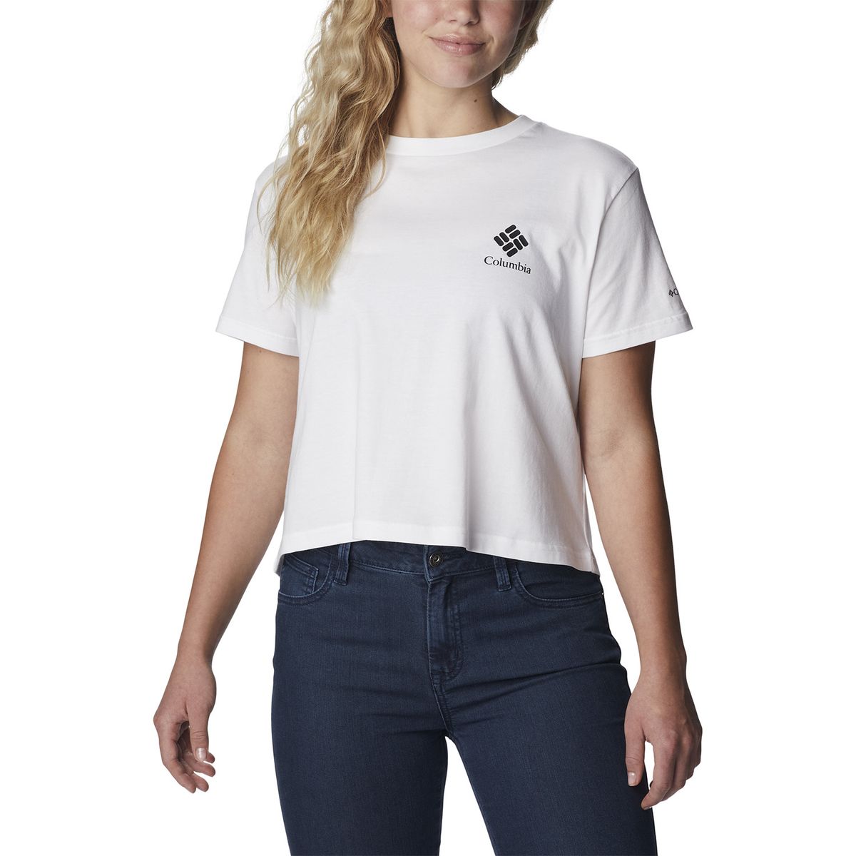 COLUMBIA - Polera M/C North Cascades Tee Blanco Mujer COLUMBIA