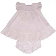 PILLIN - Vestido Bebe Niña Blanco