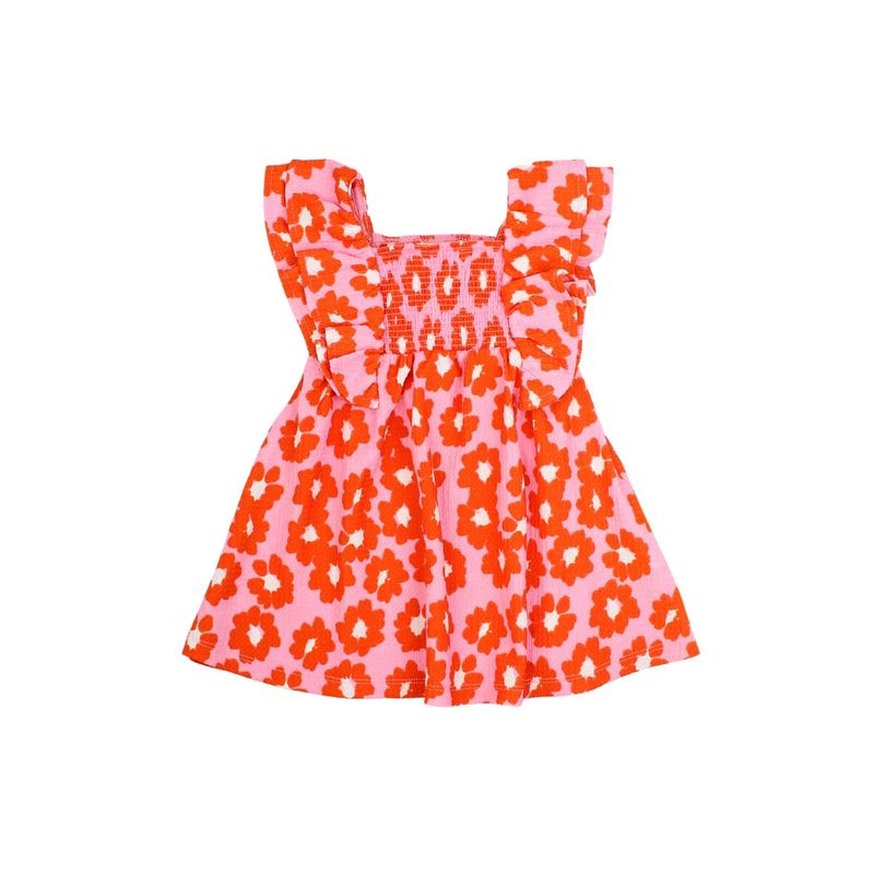 FICCUS - Vestido Bebé Niña Oasis Rosa
