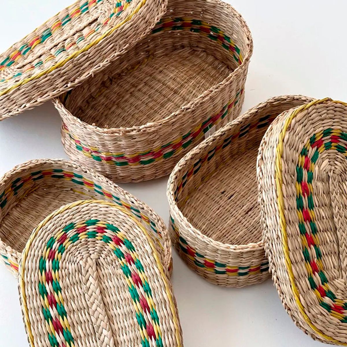 BRIC - Cestas con tapa set de 3.