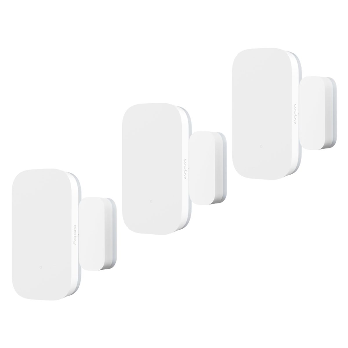 AQARA - Pack 3x Sensor De Puerta Y Ventana Aqara T1 Blanco