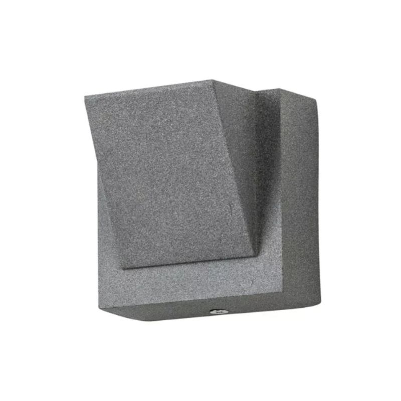 ELECTRICA STORE - APLIQUE LED DECORATIVO EXTERIOR PARA PARED 3W GRIS