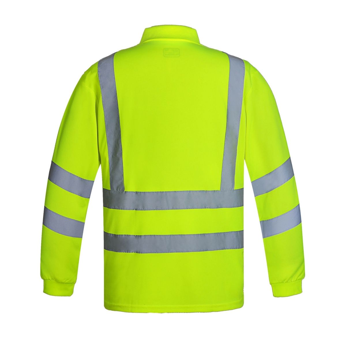 T-WORLD - Polera Polo Dry Fit Manga Larga Con Cinta Reflectiva