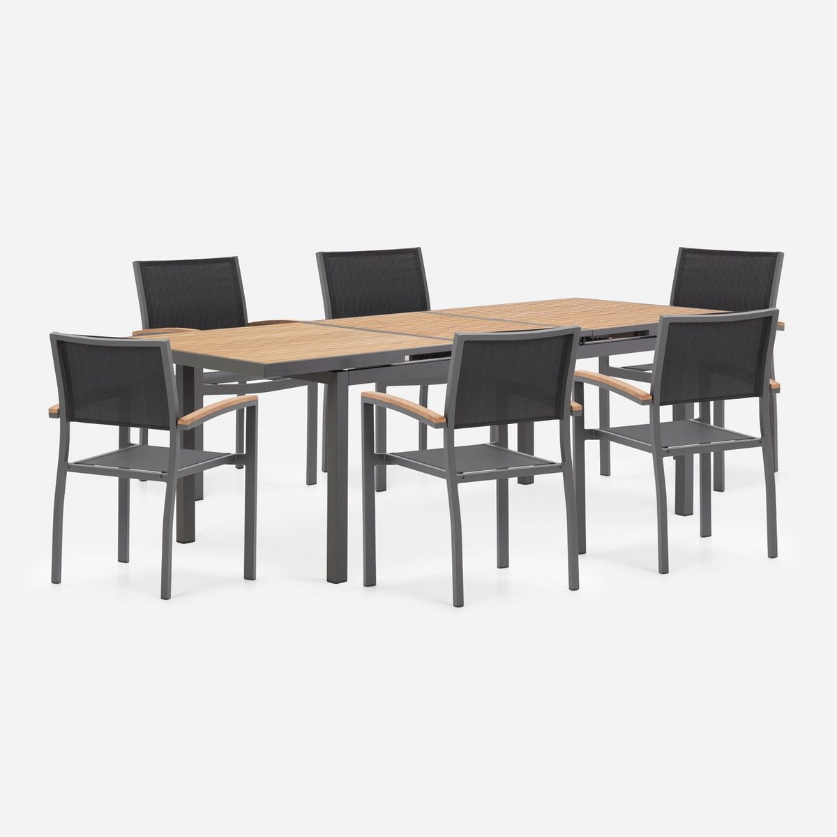 ROSEN - Juego Comedor de Terraza Rosen Ohope 7 Piezas