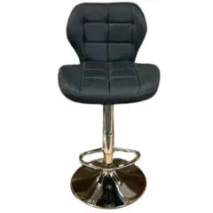 SM - Piso Bar silla taburete Aviador negro