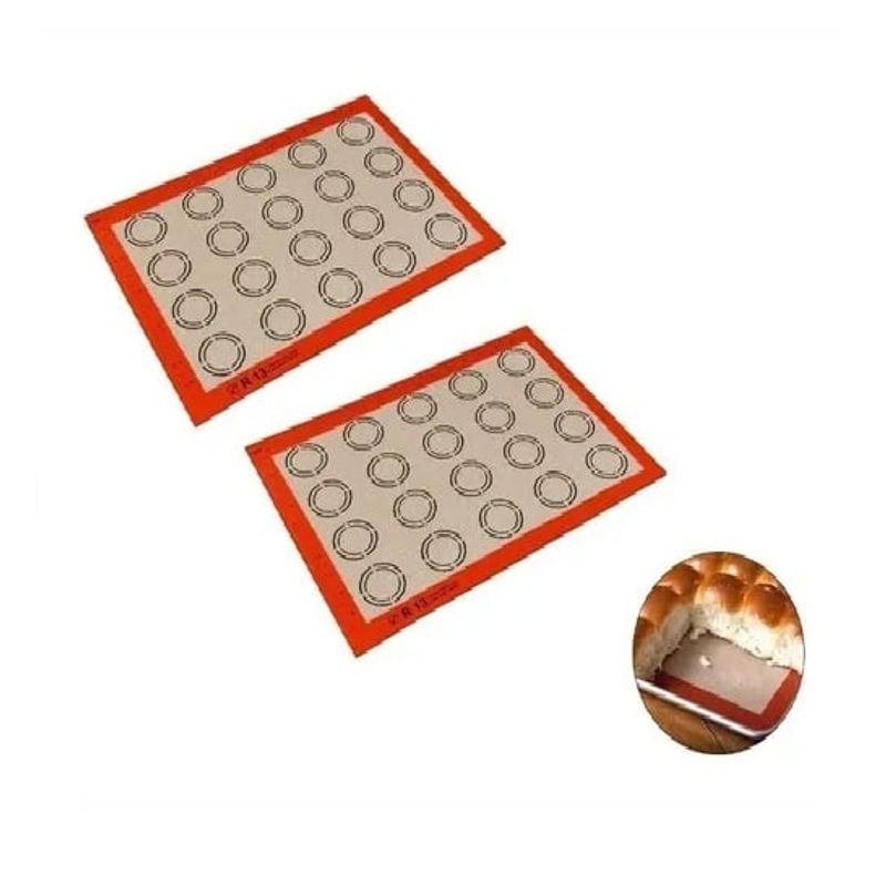 Pasteleria - Pack X2 Tapete De Silicona Lamina Silicona Tapete Macarons 1