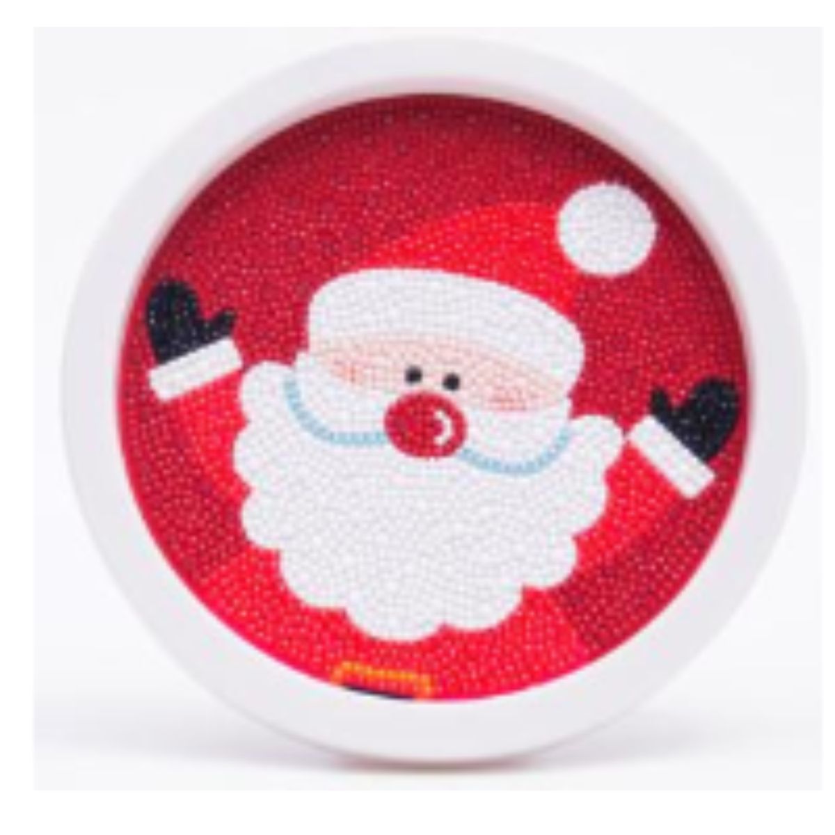 GENERICO - Diamond painting niños 5d Santa - Con marco