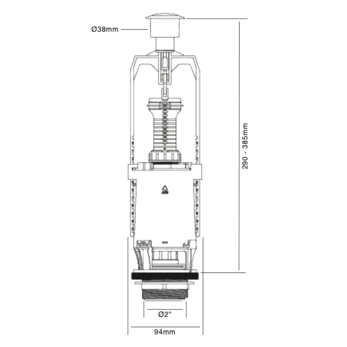 GENERICO - Valvula de Descarga Estilo Roca