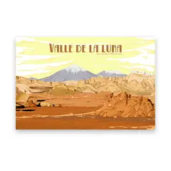 LENGA - Ilustración Valle de la Luna - Amanecer