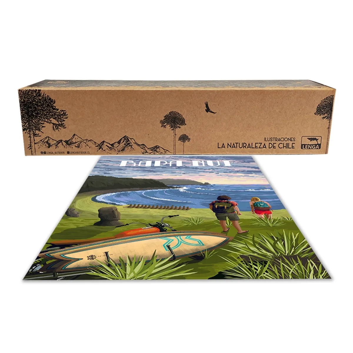 LENGA - Ilustración Rapa Nui