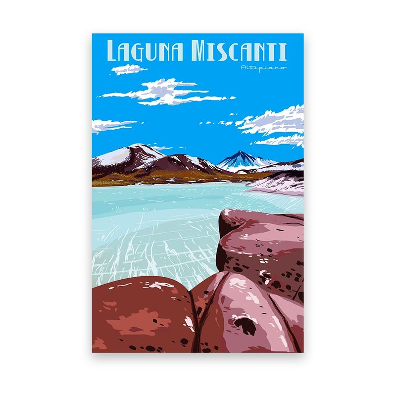 LENGA - Ilustración Laguna Miscanti