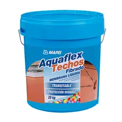 MAPEI - Aquaflex Techos Fibrado 20kg impermeabilizante color blanco