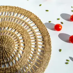 GENERICO - Individual circular de fibras naturales 38cm