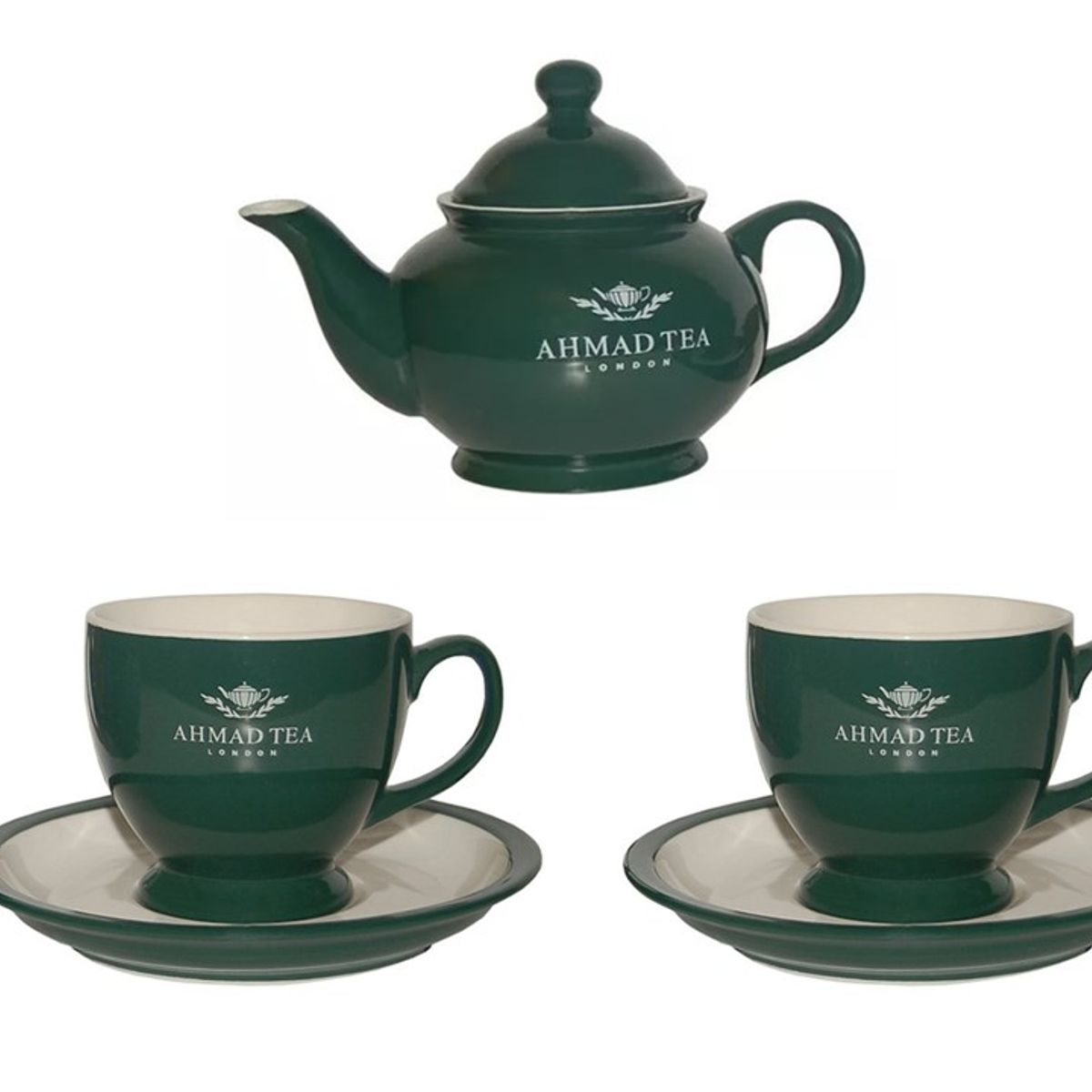 AHMAD TEA - tetera ahmad 370ml + 2 tazas