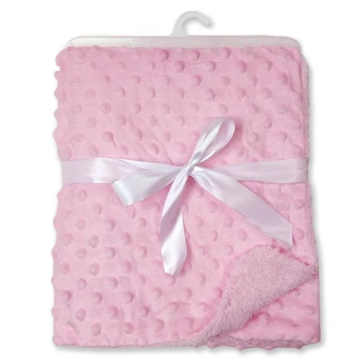 GENERICO - Manta suavecita rosada para bebé
