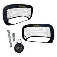 Set 2 Arcos De Fútbol Plegables Con Funda (122x66 Cm)