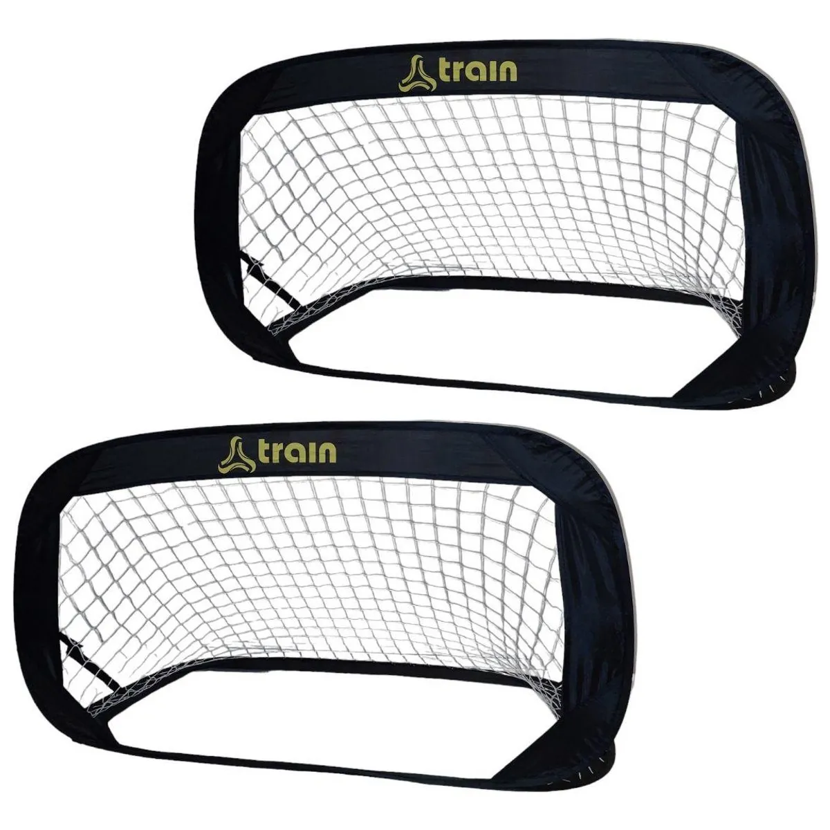 TRAIN - Set 2 Arcos De Fútbol Plegables Train Con Funda (122x66 Cm)