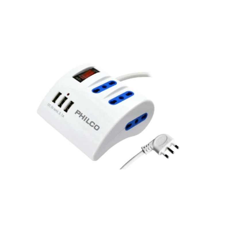 PHILCO - Alargador Extensión Escritorio Usb Blanco Philco - SC